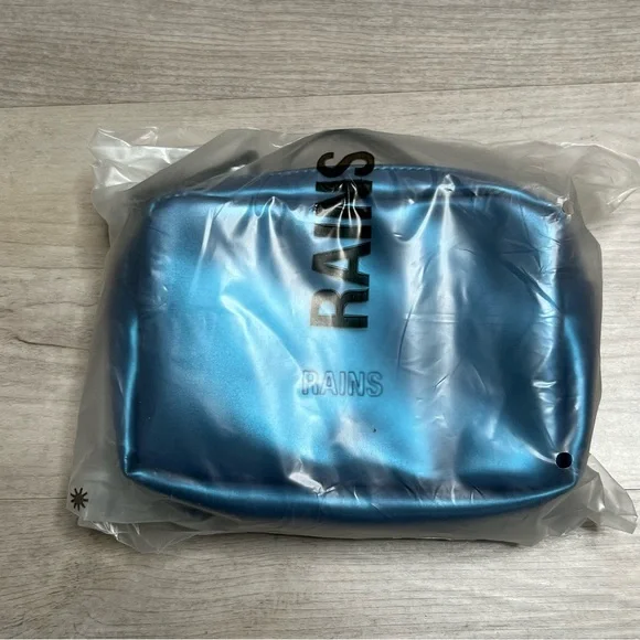 Rains Box Bag Micro W3, Laser Blue NWT - Picture 5 of 8